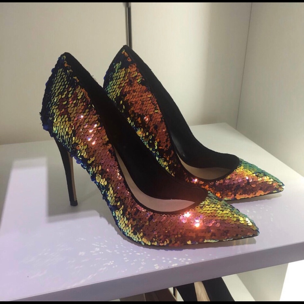 Stessy Sequin Heels